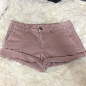 American Eagle neutral pink shorts